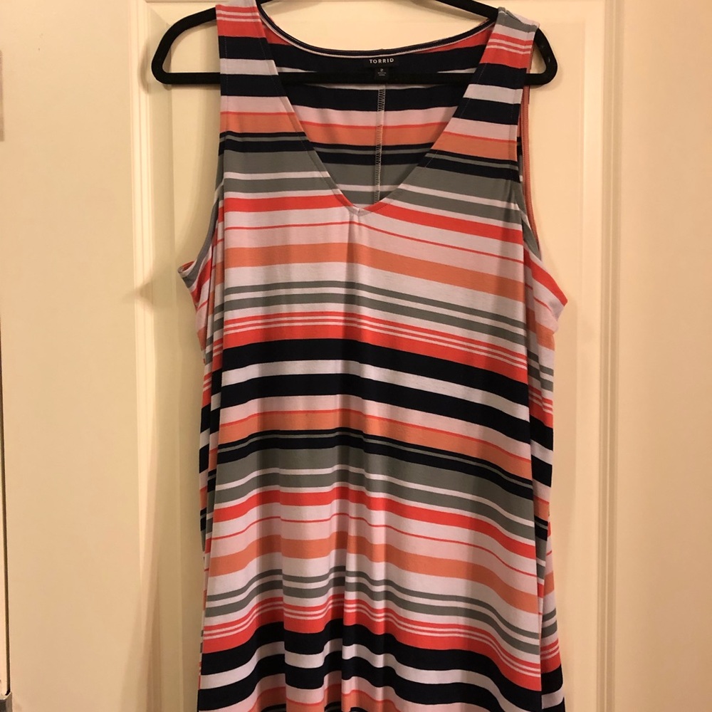 Torrid Size 2 V-neck Tank Dress
